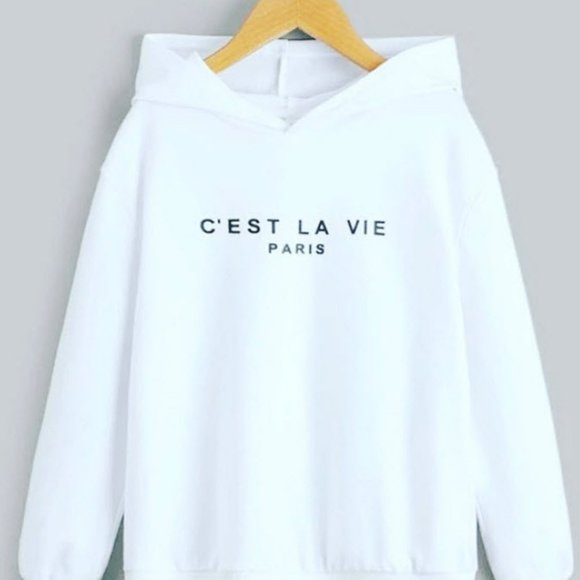 C'EST LA VIE ~ P A R I S Hoodie - Picture 1 of 1